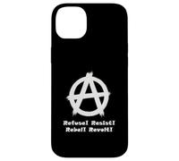 Anarquía, libertad, punks, punk rock, anarquía Carcasa para iPhone 14 Plus