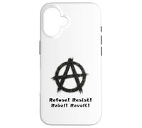 Anarquía, libertad, punks, punk rock, anarquía Carcasa para iPhone 16