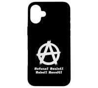 Anarquía, libertad, punks, punk rock, anarquía Carcasa para iPhone 16 Plus