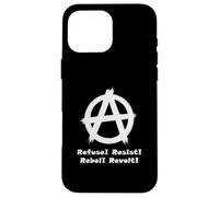 Anarquía, libertad, punks, punk rock, anarquía Carcasa para iPhone 16 Pro Max