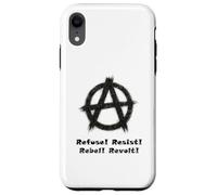 Anarquía, libertad, punks, punk rock, anarquía Carcasa para iPhone XR