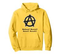 Anarquía, libertad, punks, punk rock, anarquía Sudadera con Capucha