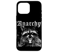 Anarquía Mapache Basura Mapache Rebelde anarquista ingobernable Carcasa para iPhone 16 Pro MAX