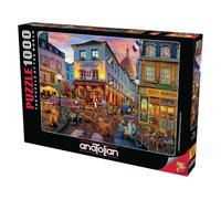 Anatolian Puzzle - Café Montmartre, rompecabezas de 1000 piezas, #1177
