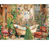 Anatolian Puzzle: pavo real, rompecabezas de 1000 piezas, #1210