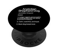 Anatolian Shepherd Dog Breed Definition Cute Puppy Shepherds PopSockets PopGrip Adhesivo