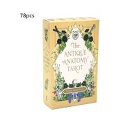 (Anatomía antigua) Baraja de 78 cartas, Tarot Thelema, Oráculo inglés, Juego de mesa para fiestas familiares