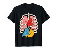 Anatomía Colorida del Cuerpo Humano ilustrada - Enfermera Camiseta