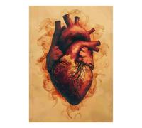 Anatomía corazón barco 1000 piezas mini rompecabezas para adultos idea | 38x26cm Cartón Amantes Puzzles Relajación Puzzle Artesanal Regalo De Cumpleaños Decoración Hogar