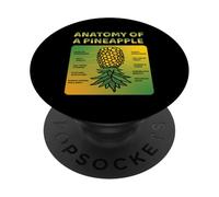 Anatomía De Un Columpio De Piña Divertida Piña Para Hombres Mujeres PopSockets PopGrip Adhesivo
