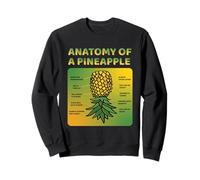 Anatomía De Un Columpio De Piña Divertida Piña Para Hombres Mujeres Sudadera