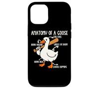 Anatomía De Un Ganso Mal De Ojos Caos Humor Carcasa para iPhone 12/12 Pro