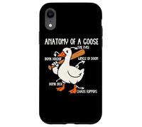 Anatomía De Un Ganso Mal De Ojos Caos Humor Carcasa para iPhone XR