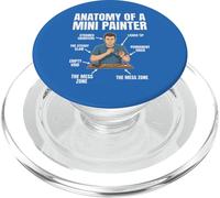 Anatomía de un Pintor en Miniatura Hobbyist Funny Art PopSockets PopGrip para MagSafe
