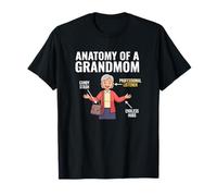 Anatomía De Una Abuela Abuela Familia Matriarca Camiseta