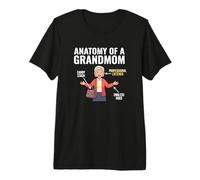 Anatomía De Una Abuela Abuela Familia Matriarca Camiseta Premium