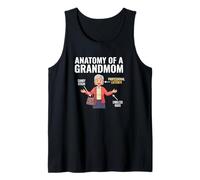 Anatomía De Una Abuela Abuela Familia Matriarca Camiseta sin Mangas