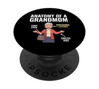 Anatomía De Una Abuela Abuela Familia Matriarca PopSockets PopGrip Adhesivo