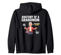 Anatomía De Una Abuela Abuela Familia Matriarca Sudadera con Capucha