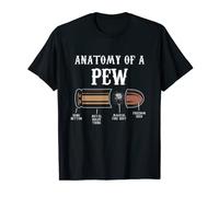Anatomía de una bala Pew | Los amantes de las armas Camiseta