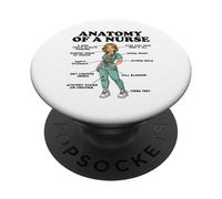 Anatomía de una enfermera PopSockets PopGrip Adhesivo