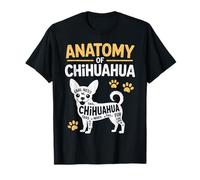 Anatomía del Amante De Los Perros Chihuahua Camiseta