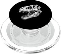 Anatomía fósil de Dinosaurio del cráneo del Tyrannosaurus Rex PopSockets PopGrip para MagSafe