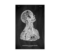Anatomía humana Marca de arte Medical Hospital hospital Sistema órgano muscular Vintage lienzo(KK1404,40x60cm No Frame)