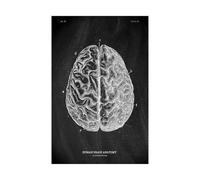 Anatomía humana Marca de arte Medical Hospital hospital Sistema órgano muscular Vintage lienzo(KK1408,40x60cm No Frame)