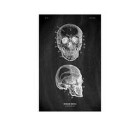 Anatomía humana Marca de arte Medical Hospital hospital Sistema órgano muscular Vintage lienzo(KK1415,70x110cm No Frame)