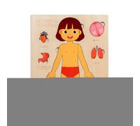 Anatomía para Niños - Educativo de Madera Cuerpo | Juguetes Educativos para Niños Pequeños Juega En Viaje Aprender Hospital