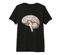 Anatómica Neurología Cerebral Anatomía Humana Estudiante de Medicina Camiseta Premium