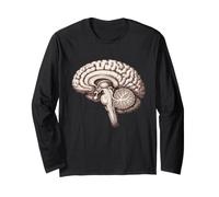 Anatómica Neurología Cerebral Anatomía Humana Estudiante de Medicina Manga Larga