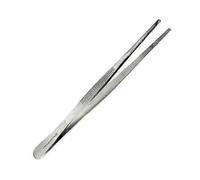 Anatomical Tweezers 14 cm Stainless Steel Straight Grooved Mouth Surface (1 x 1 Piece)