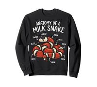Anatomy of A Milk Snake Divertido Sudadera