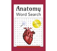 Anatomy Word Search Puzzle Book: Word Searches with Easy to Read Print about Bones, Muscles, Organs and more | 6x9 Inches, 110 Pages | 50+ Puzzles | ... | Gift for Vacations, Holidays & Free Time