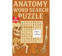 Anatomy Word Search Puzzle For Adults: Anatomy Word Searches with Easy-to-Read Print about Anatomy, Human Body, Medical and More | 6 x 9 inches,110 ... or Nursing School Student and puzzle lovers