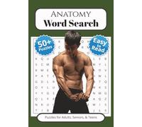 Anatomy Word Search: Word Searches with easy to read print about the human body, anatomy, medical terms, and More | 6x9 inches, 110 pages | 50+ Puzzles | Gift for Vacations and Free Time