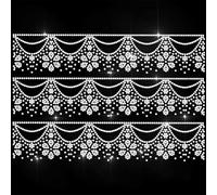 ANATTASOUL Parches Termoadhesivos de Diamantes Encaje Strass Parches para Planchar Camiseta Aplicación de Lentejuelas Termoadhesiva de Transferencia para Bolsos Ropa DIY