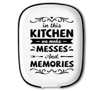 ANATTASOUL Reposa Cucharas Cocina Ceramica,Soporte Utensilios Cocina para Cucharas de Cafe Vintage Pequeño,Porcelana Soporte de Cuchara Base de Cerámica Paletas