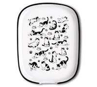 ANATTASOUL Soporte de cerámica para cucharas de café para estufa, gatos y bolas de hilo, 4.5 x 5.9 pulgadas, soporte grande para cucharaditas, soporte decorativo para utensilios de cocina de porcelana
