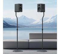 Anautin Par de Soportes universales para Altavoces, satélite y estantería, 28-38 Pulgadas, Ajustable, Soporte de Altavoz de Sonido Envolvente para Cine en casa, Compatible con Sony/Bose/JBL/Sonos