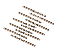 Anawakia 10 brocas helicoidales M35 HSS, brocas de cobalto (HSS-Co, brocas en espiral, acero, metal, diámetro de 3,2 mm)