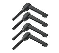 Anawakia 4 piezas de palanca de sujeción, rosca exterior M5 de acero inoxidable, mango ajustable, palanca de apriete con rosca exterior (32 mm)