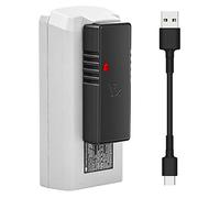 Anbee - Cargador USB de batería + cable de tipo C, conector de carga rápida 3.0 para DJI Mavic Mini 2 RC Drone