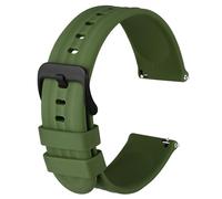 ANBEER Correas Reloj Silicona de Liberación Rápida para Hombre Mujeres, 19mm Correas de Reloj de Recambio de Caucho Blando, Longitud Normal