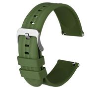 ANBEER Correas Reloj Silicona de Liberación Rápida para Hombre Mujeres, 19mm Correas de Reloj de Recambio de Caucho Blando, Longitud Normal