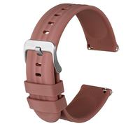 ANBEER Correas Reloj Silicona de Liberación Rápida para Hombre Mujeres, 21mm Correas de Reloj de Recambio de Caucho Blando, Longitud Normal