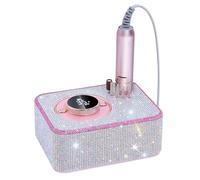 ANBEISTEE Torno para Uñas Eléctrico Profesional Recargable 35000 RPM, Kit de Lima de Uñas Portátil para Cualquier Manicura, Pedicura, Diseñado para el Salón, el Hogar