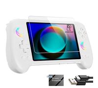 Anbernic RG557 - Juego de mano retro Android 14, rg 557, con pantalla táctil OLED de 13,92 cm, RG557 soporta DP y WiFi Bluetooth, batería Hall Rocker de 5500 mAh